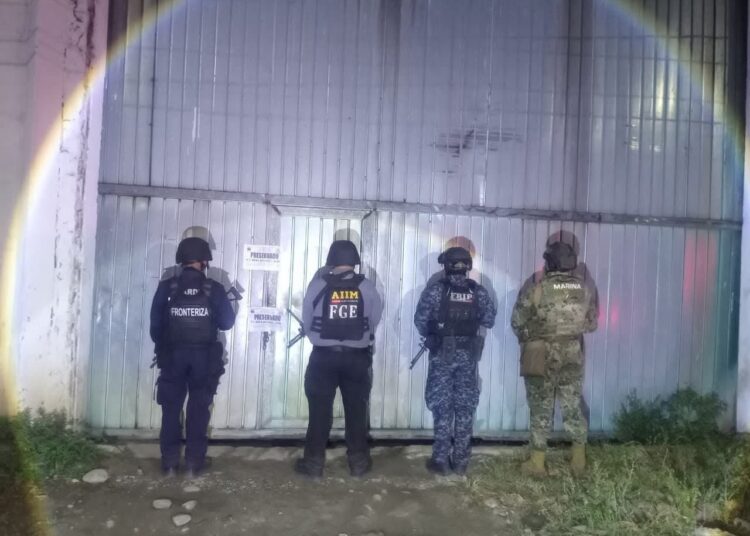 CATEAN BODEGA Y ASEGURAN 34 VEHÍCULOS PRESUNTAMENTE ROBADOS EN HUIXTLA