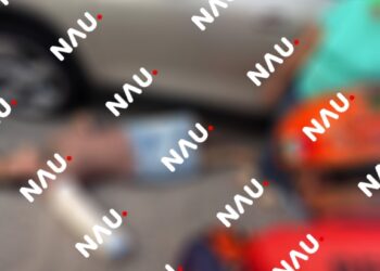 Mujer resulta lesionada tras ser atropellada en calles del centro de Tapachula