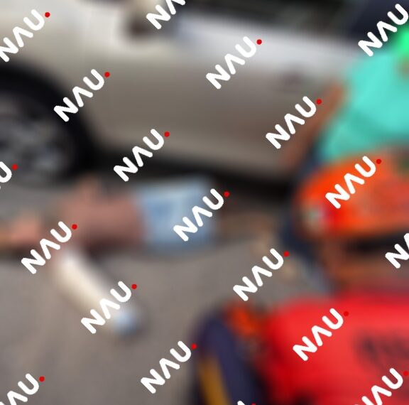 Mujer resulta lesionada tras ser atropellada en calles del centro de Tapachula