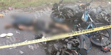 Una persona sin vida y tres lesionados tras colisión de motocicletas en Huixtla