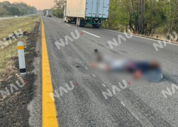 Motociclista resulta lesionado en accidente sobre la carretera Valdivia–Mapastepec