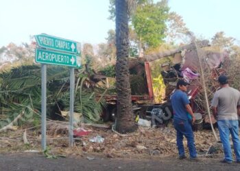 Cuatro personas lesionadas en choque sobre la carretera Tapachula–Puerto Madero