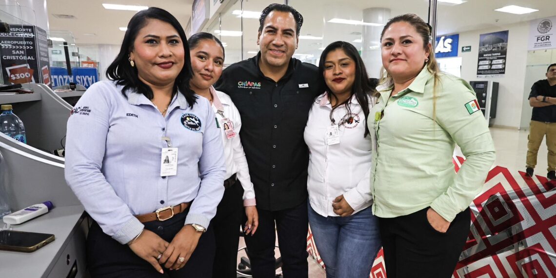 Eduardo Ramírez supervisa mejoras en el aeropuerto y destaca que Chiapas está listo para recibir al turismo