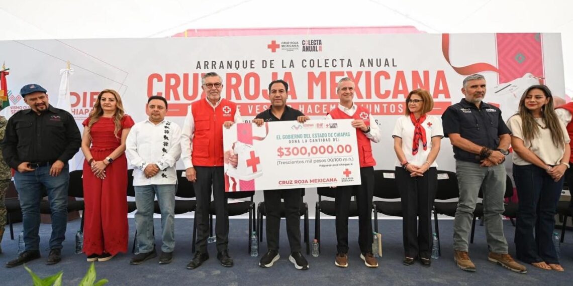 Eduardo Ramírez reconoce labor de la Cruz Roja a favor de quienes más lo necesitan