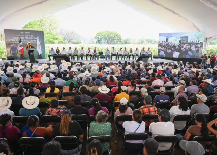 Eduardo Ramírez impulsa financiamiento para la prosperidad compartida en el campo chiapaneco