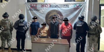 Aseguran inmueble y detienen a cuatro personas en operativo interinstitucional en Mazatán