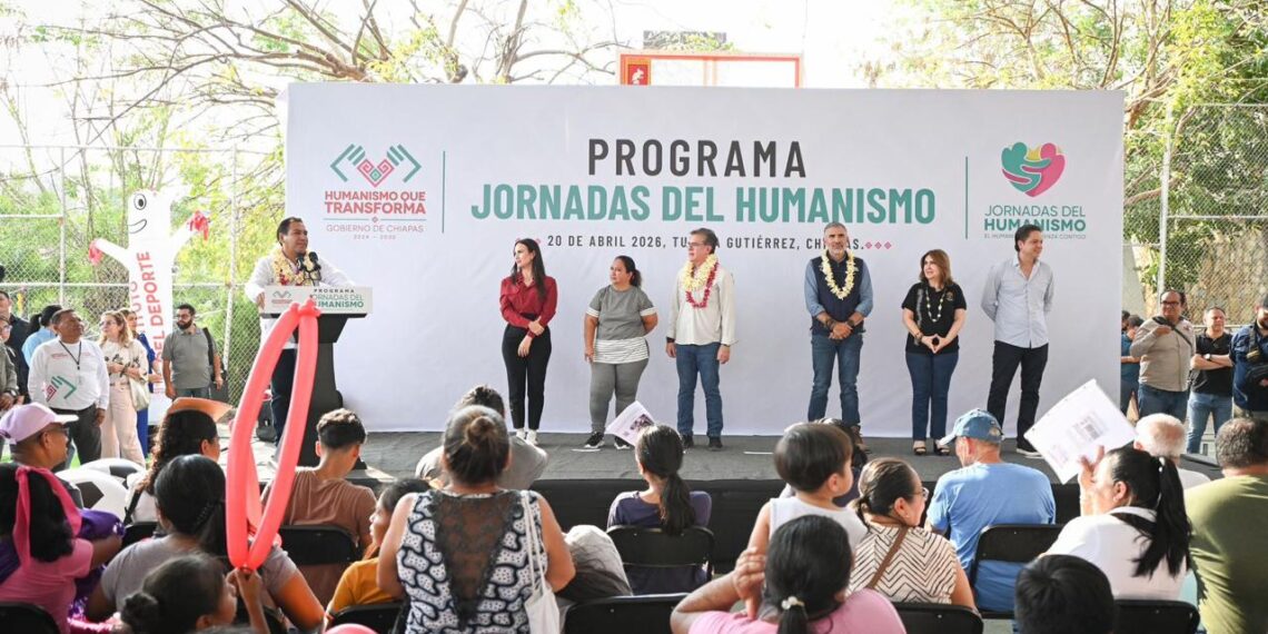 Con Jornadas del Humanismo, Eduardo Ramírez lleva atención directa y cercana a colonias de Tuxtla