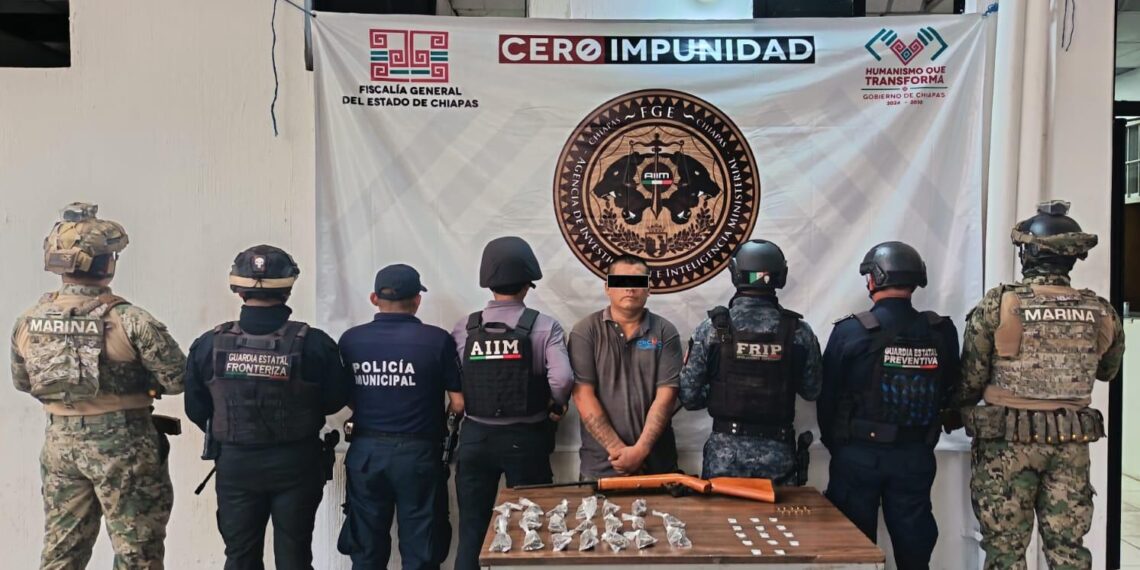 Se limpia Tapachula: cae presunto cabecilla de narcomenudeo en el ejido 20 de Noviembre