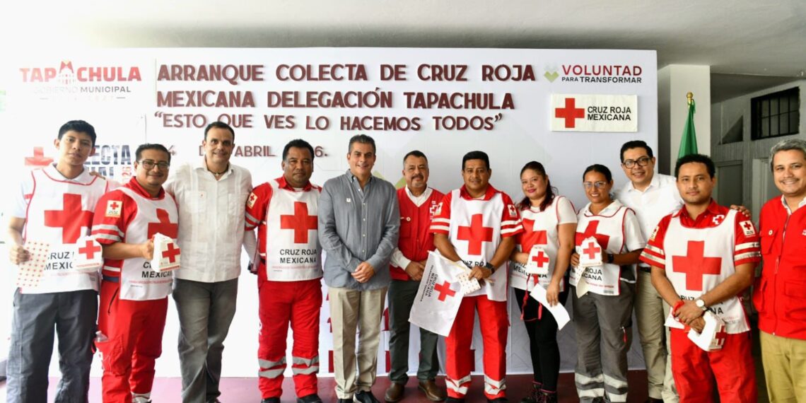 Convoca Yamil Melgar a sumar voluntades por la Cruz Roja en la Colecta Anual 2026