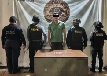 Probable integrante de la delincuencia organizada detenido con presuntos narcóticos