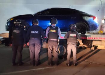 Vehículo con reporte de robo recuperado en Tapachula