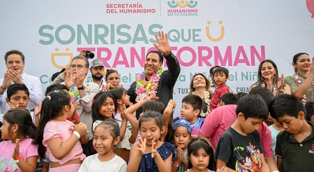 Eduardo Ramírez encabeza festejo del Día de la Niña y el Niño en Tuxtla Gutiérrez