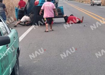 Volcadura en la carretera Tapachula–Puerto Madero deja un lesionado