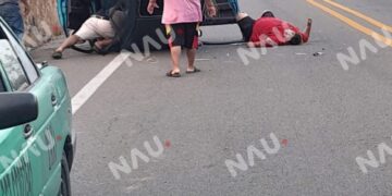 Volcadura en la carretera Tapachula–Puerto Madero deja un lesionado