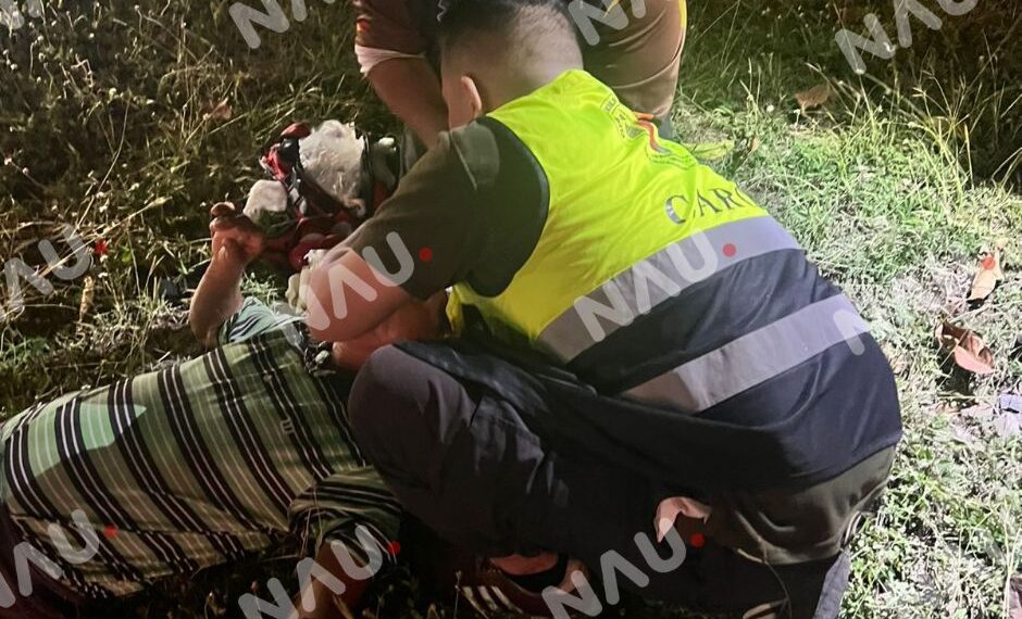 🚨 Cae ciclista a dren pluvial en el Par Vial de Tapachula; resulta con golpes leves