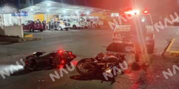 🚨 ACCIDENTE EN MOTOCICLETA DEJA MUJER LESIONADA EN TAPACHULA