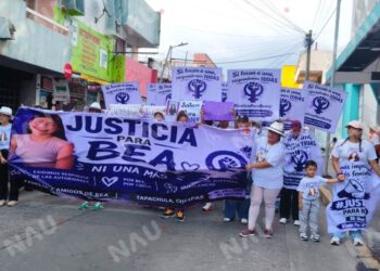 Marchan en Tapachula para exigir justicia por Beany Lozano; claman pronta captura del presunto agresor