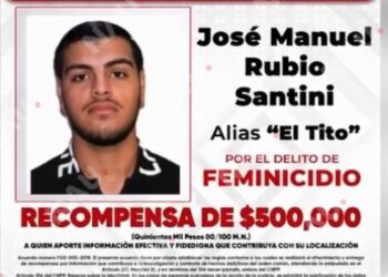 Ofrecen medio millón de pesos por presunto feminicida en Chiapas