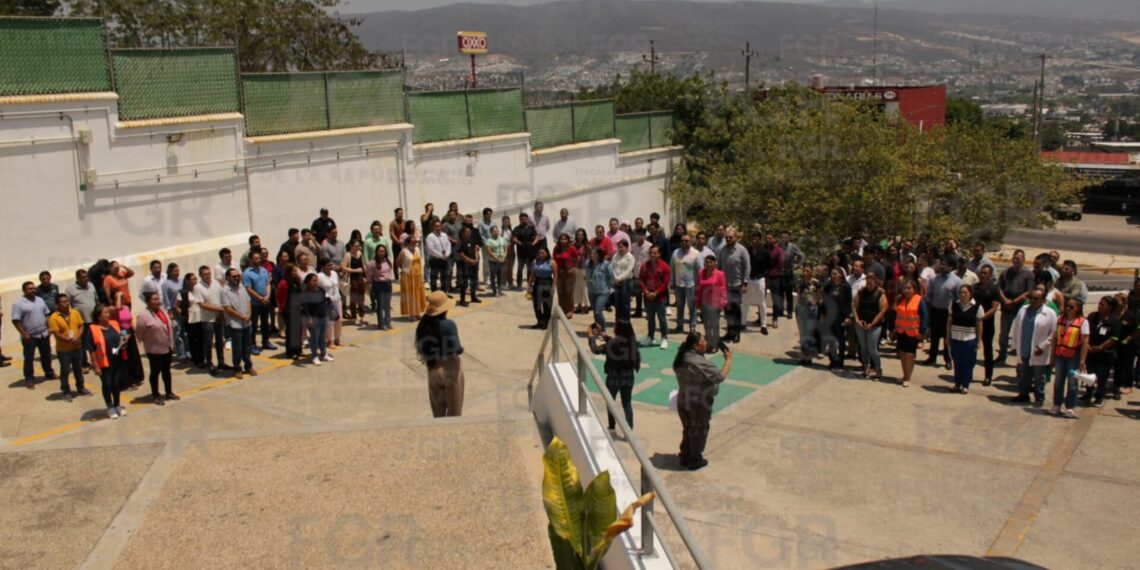 PARTICIPA FGR EN PRIMER SIMULACRO NACIONAL 2026 EN CHIAPAS