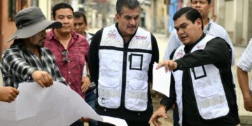 Supervisa Yamil Melgar avance del 90 por ciento en obra de la 1ª Norte