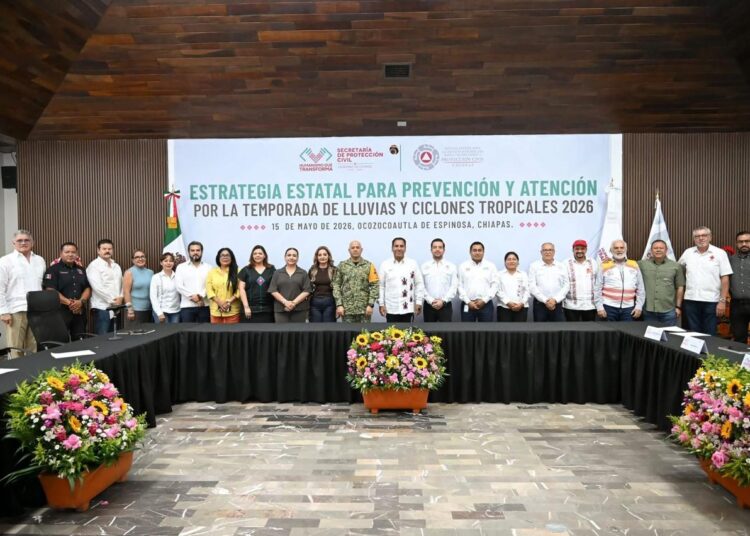 Eduardo Ramírez coordina estrategia estatal de protección civil para temporada de lluvias y ciclones tropicales
