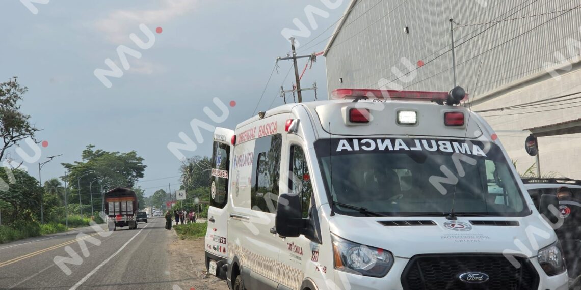 Dos motociclistas lesionados tras accidente en el Libramiento Sur Oriente