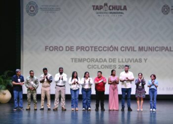 Realiza Ayuntamiento de Tapachula Foro de Protección Civil “Temporada de Lluvias y Ciclones Tropicales 2026”