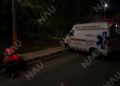 Motociclista resulta lesionado tras derrapar en la colonia Pintoresco de Tapachula