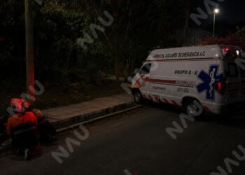 Motociclista resulta lesionado tras derrapar en la colonia Pintoresco de Tapachula