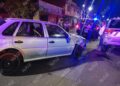Choque por alcance deja daños materiales en la Novena Norte Par Vial