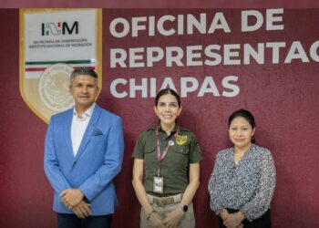 En Chiapas, el INM estrecha los lazos diplomáticos a favor de una #MovilidadHumana en la frontera sur. 🇲🇽🤝🇬🇹