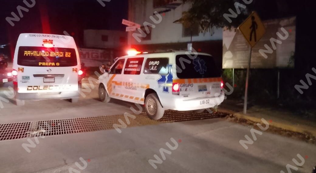 Motociclista resulta gravemente lesionado tras choque en la colonia Vida Mejor de Tapachula