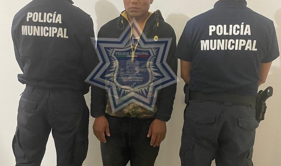 Dirección de la Policía Municipal detiene a presunto responsable de sustracción de menor en San Cristóbal