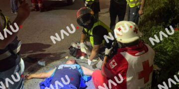 Mujer resulta lesionada tras derrapar en motocicleta en Tapachula