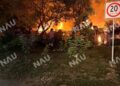 Incendio deja a familia sin hogar en la colonia San Sebastián de Tapachula