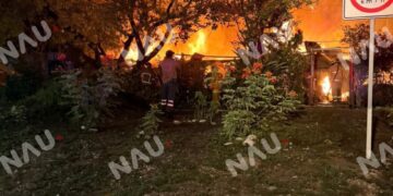 Incendio deja a familia sin hogar en la colonia San Sebastián de Tapachula
