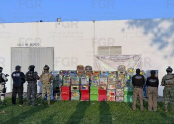 EN CATEO, LA PFM ASEGURA 23 MÁQUINAS TRAGAMONEDAS EN TAPACHULA, CHIAPAS