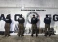 EN CATEO, FGR ASEGURA MÁS DE 600 PAQUETES DE NARCÓTICO, ARMAS Y CARGADORES EN TAPACHULA, CHIAPAS