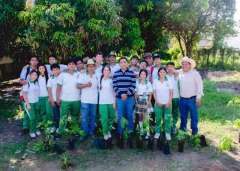 Suchiate se suma a la Jornada Estatal de Reforestación en el CBTA No. 60