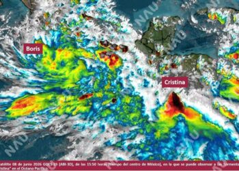 Tormenta Tropical Boris genera lluvias torrenciales en el sur y occidente de México