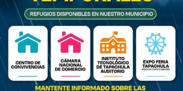 Tapachula cuenta con refugios temporales ante temporada de lluvias: Yamil Melgar