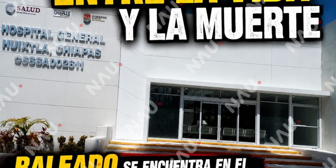 Balean a joven en la colonia Progreso de Huixtla; es trasladado de emergencia al hospital