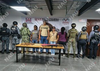 Detienen en Chiapas a presunto líder de grupo delictivo; aseguran droga, arma y ponchallantas