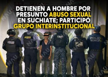 Detienen a hombre por presunto abuso sexual en Suchiate; participó grupo interinstitucional