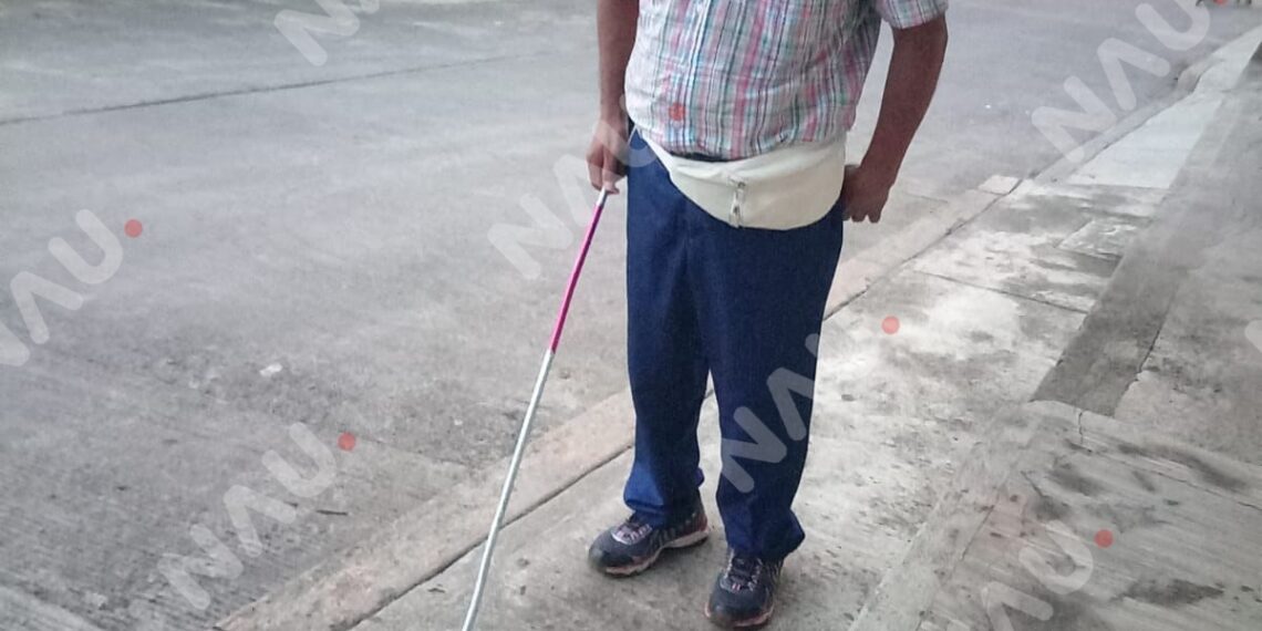 Asaltan a persona con discapacidad visual en el centro de Tapachula; piden reforzar vigilancia