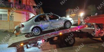 Fuerte choque en el sur de Tapachula deja daños materiales y tres conductores afectados