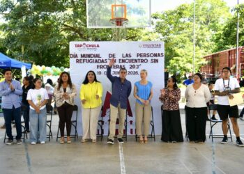 Yamil Melgar reafirma el compromiso humanista de Tapachula con las personas refugiadas y en contexto de movilidad