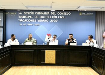 Yamil Melgar encabeza 4ª Sesión del Consejo Municipal de PC por Vacaciones de Verano 2026