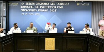 Yamil Melgar encabeza 4ª Sesión del Consejo Municipal de PC por Vacaciones de Verano 2026