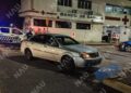 Choque entre dos vehículos deja daños materiales y un detenido en el centro de Tapachula